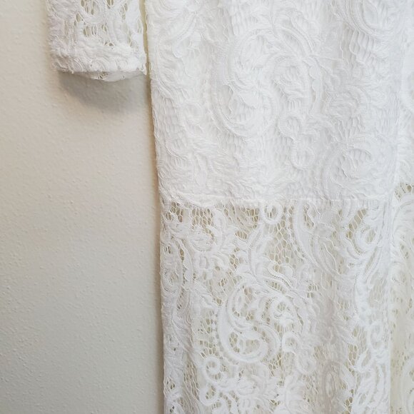 Lulus Way to Be Loved White Lace Long Sleeve Maxi Dress - Picture 4 of 12